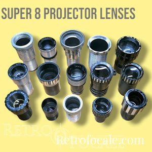 Lot optiques de projection 8mm