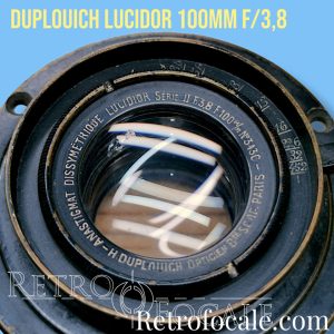 Duplouich Lucidor 100mm F/3.8