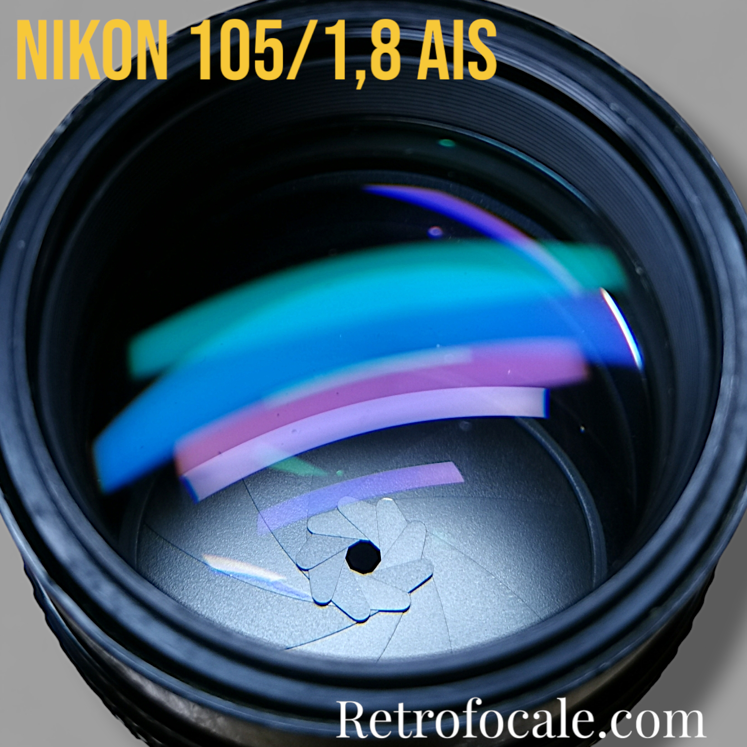 Le Nikon Nikkor 105mm F/1.8 ais