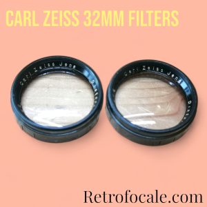 Lot de filtres Carl Zeiss Distarlinse 32mm