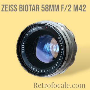 Zeiss Biotar 58mm F/2 M42