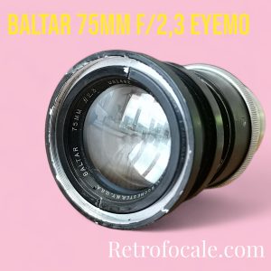 Bausch Lomb Baltar 75mm F/2.3 War Time