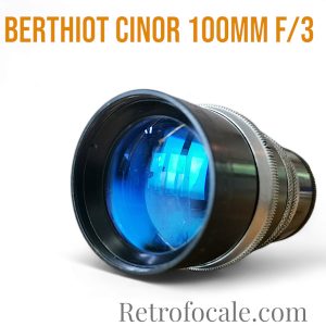 Som Berthiot Cinor 100mm F/3 War time