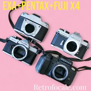 Pentax, Fuji et Exakta x4 pour pièces